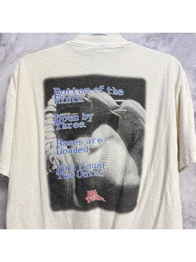 Vintage No Fear Baseball T Shirt Mens XL White Y2k 90s